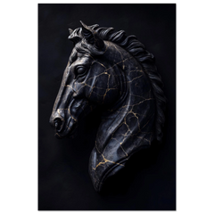 The Onyx Stallion - Premium Matte Paper Poster