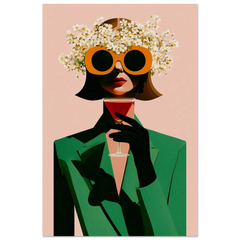 Garden Party - Premium Wooden Framed Poster With Premium Matte Paper