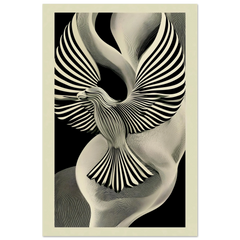 Fallen Wing - Premium Wooden Framed Poster With Premium Matte Paper