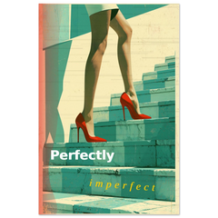 Red Stilettos - Premium Wooden Framed Poster With Premium Matte Paper