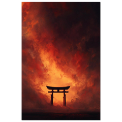 Temple of Fire - Premium Matte Paper Poster
