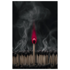 Burn Out - Premium Matte Paper Poster