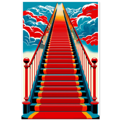 Heaven in Reverse - Premium Wooden Framed Poster With Premium Matte Paper