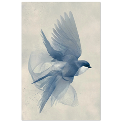 Blue Heron - Canvas