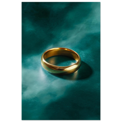 The Golden Halo - Premium Matte Paper Poster