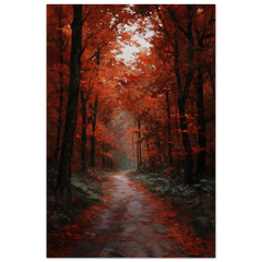Crimson Woods - Premium Matte Paper Poster