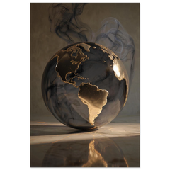 The Gilded Meridian - Premium Matte Paper Poster
