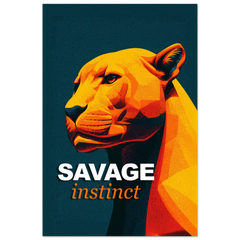 Instinct - Premium Wooden Framed Poster With Premium Matte Paper