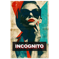 Incognito - Premium Wooden Framed Poster With Premium Matte Paper