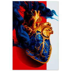 Open Heart  - Premium Wooden Framed Poster With Premium Matte Paper