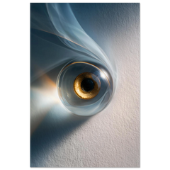 The Golden Gaze - Premium Matte Paper Poster