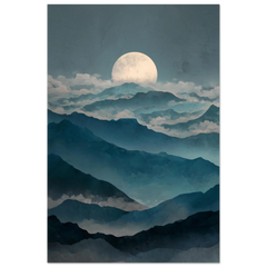 Lunar Silence - Premium Matte Paper Poster