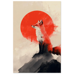 Shrine Fox - Premium Matte Paper Poster