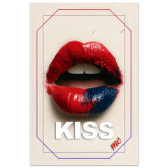 Kiss Me - Aluminum Print