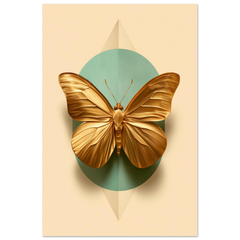 Gilded Flight - Premium Matte Paper Poster