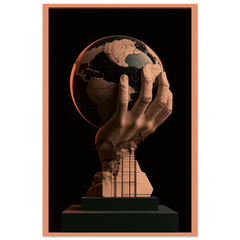 Atlas Unbound - Premium Wooden Framed Poster With Premium Matte Paper