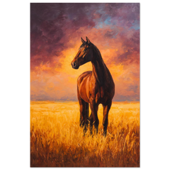 Wild Stallion - Premium Matte Paper Poster