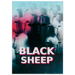 Black Sheep - Premium Wooden Framed Poster With Premium Matte Paper