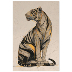 White Tiger - Premium Matte Paper Poster